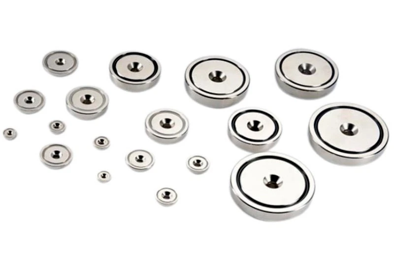 Countersunk Neodymium Pot Magnets